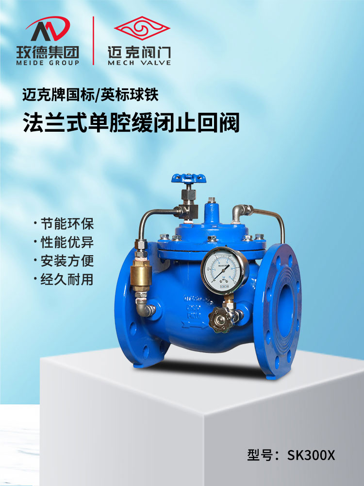 法兰式单腔缓闭止回阀