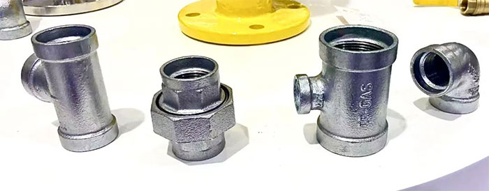 燃气宽边玛钢管件 燃气宽边玛钢管件